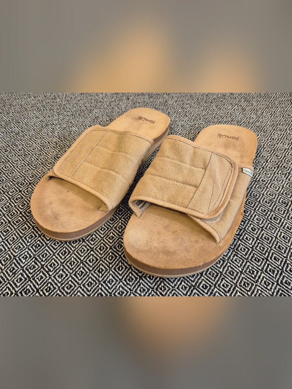 Sanuk Mens Slides Size 12